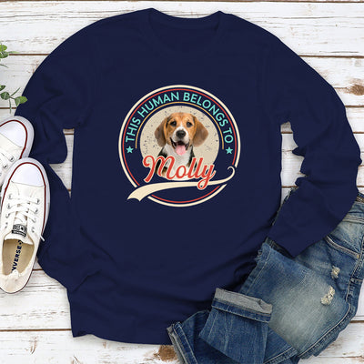 Human Belongs Photo - Personalized Custom Long Sleeve T-shirt