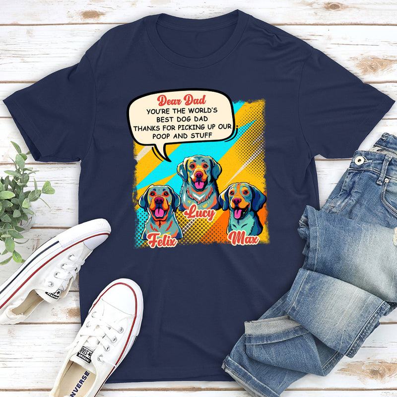 Pop Art The Best Mom - Personalized Custom Unisex T-shirt