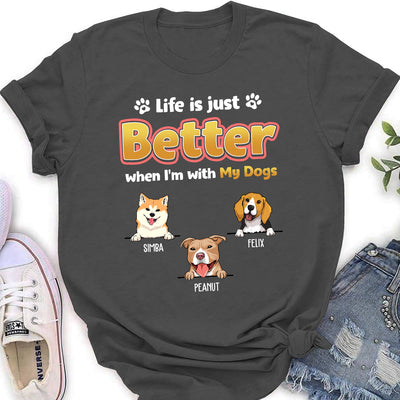 No Best Only Better - Personalized Custom Women's T-shirt