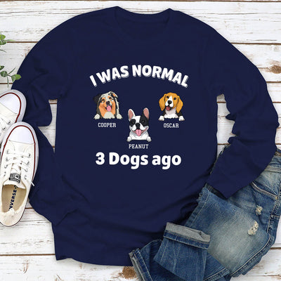 I Was Normal - Personalized Custom Long Sleeve T-shirt