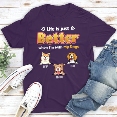 No Best Only Better - Personalized Custom Unisex T-shirt