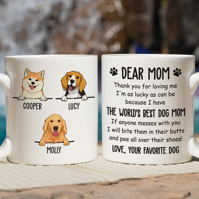 World's Best Dog Dad - Personalized Custom Coffee Mug
