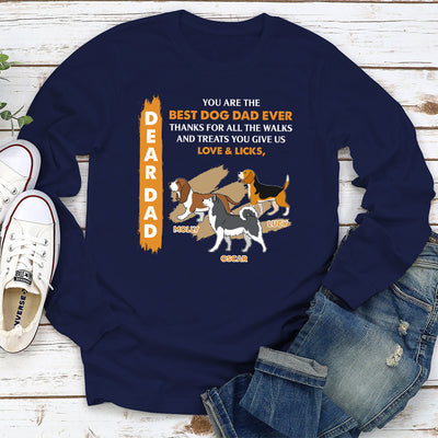 All The Walks - Personalized Custom Long Sleeve T-shirt