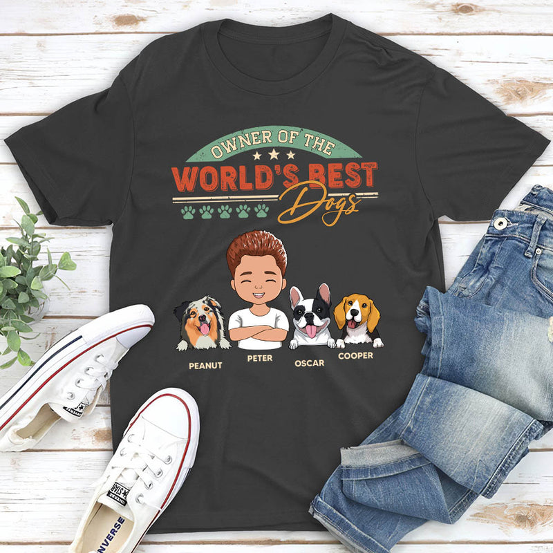 World’s Best Dog - Personalized Custom Unisex T-shirt