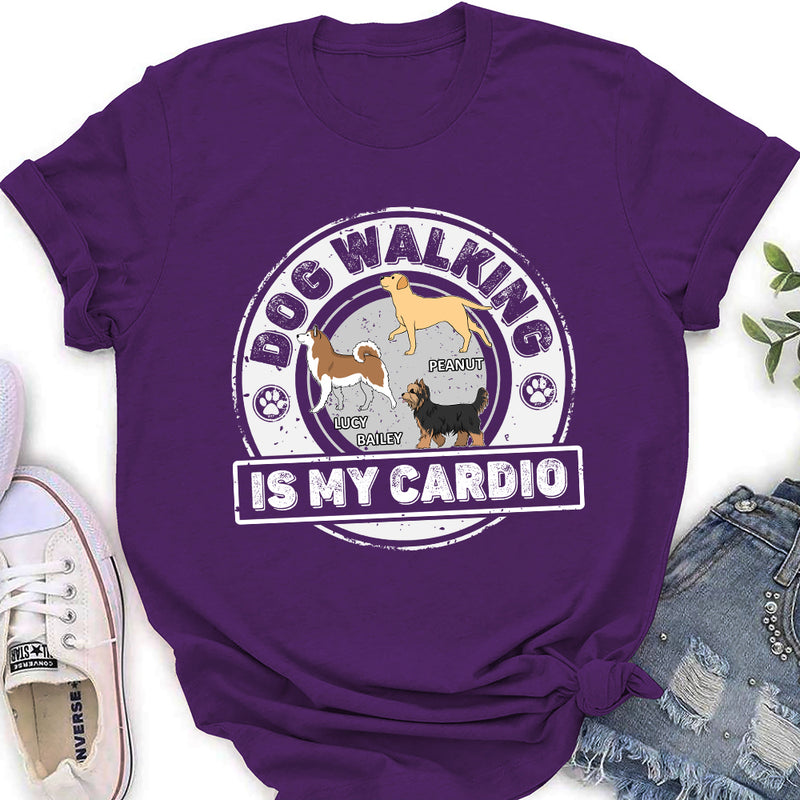 Cardio With Dog - Personalized Custom Women&