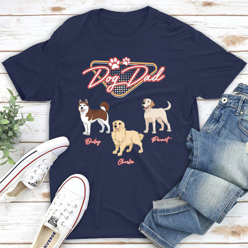 Dog Mom Dad - Personalized Custom Unisex T-shirt