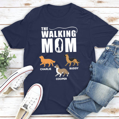 The Walking Dad - Personalized Custom Premium T-shirt