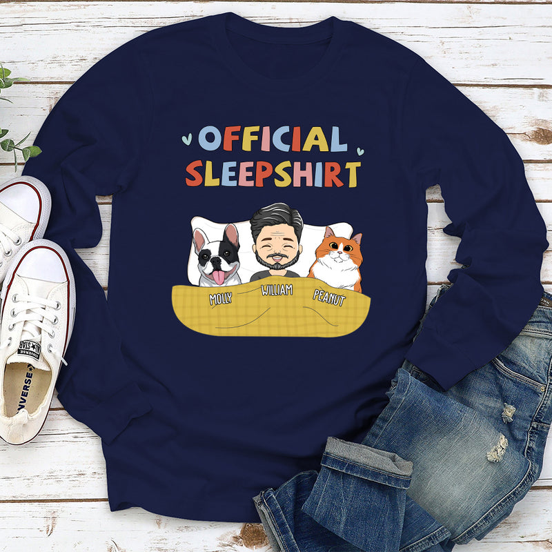 Happy Sleepshirt - Personalized Custom Long Sleeve T-shirt