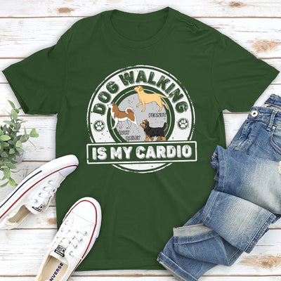 Cardio With Dog - Personalized Custom Unisex T-shirt