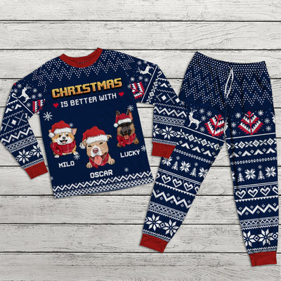 Christmas Better - Personalized Custom Matching Pajama Set