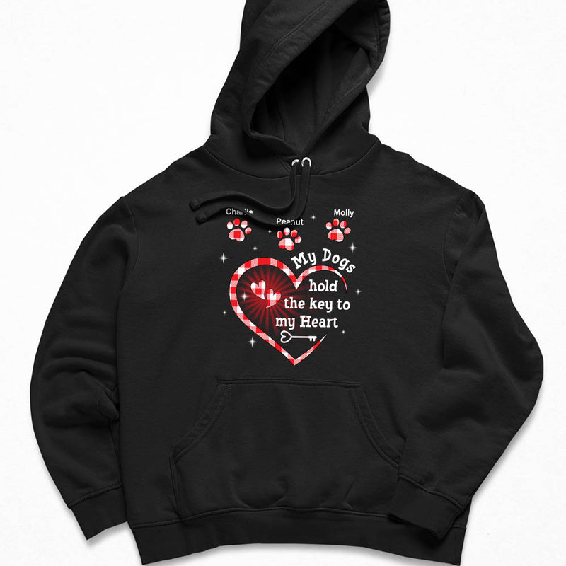 My Dog Holds The Key - Personalized Custom Hoodie