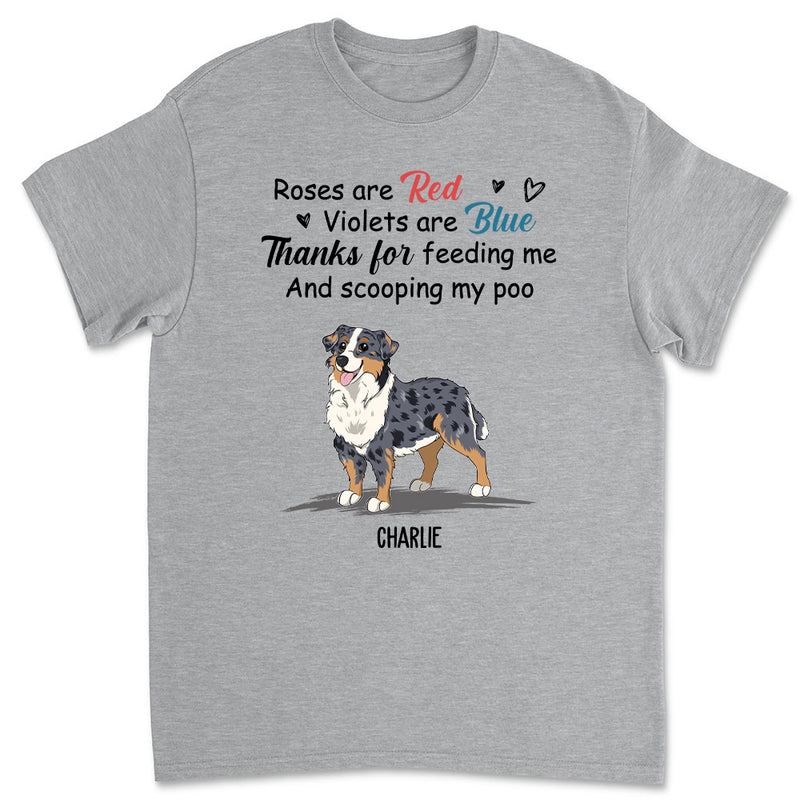 Thanks For Feeding Me - Personalized Custom Premium T-shirt