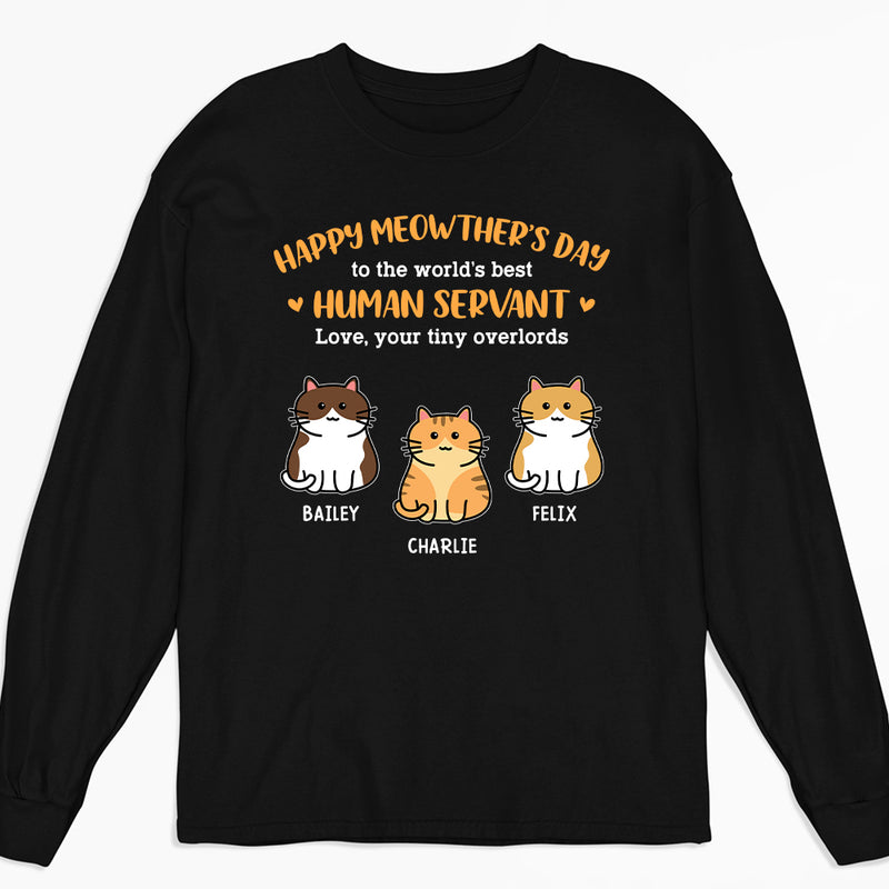 Happy Meowthers Day - Personalized Custom Long Sleeve T-shirt