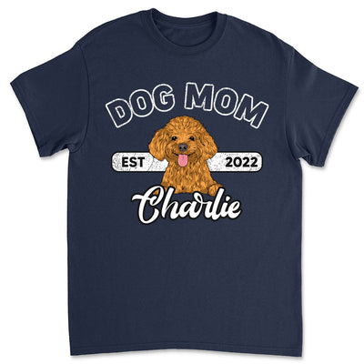 Dog Dad Mom Simple - Personalized Custom Unisex T-Shirt