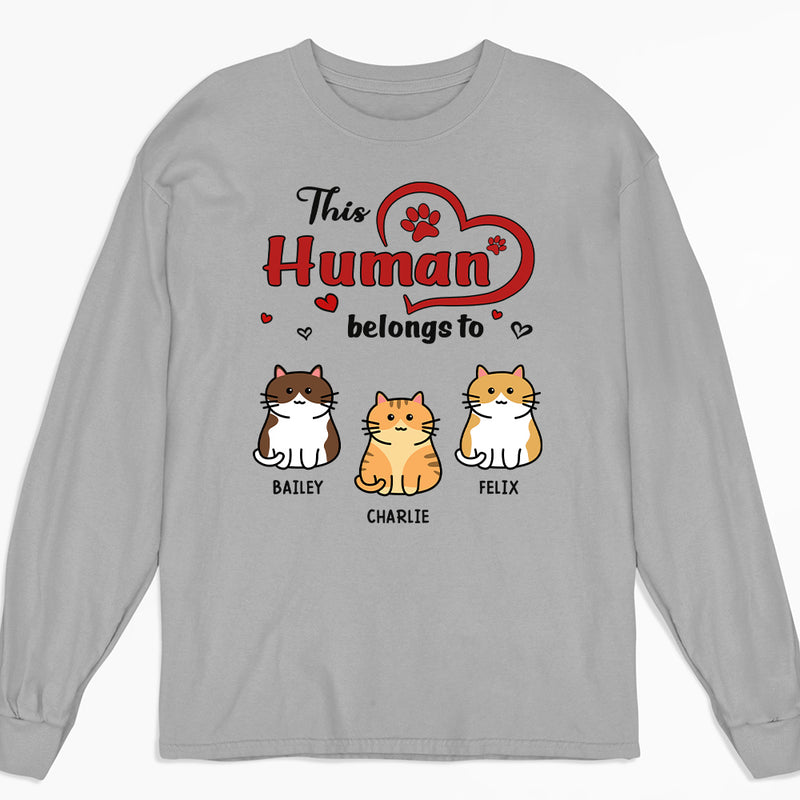 Human Heart - Personalized Custom Long Sleeve T-shirt