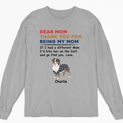 Dogs Bite You - Personalized Custom Long Sleeve T-shirt