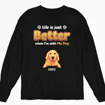 No Best Only Better - Personalized Custom Long Sleeve T-shirt