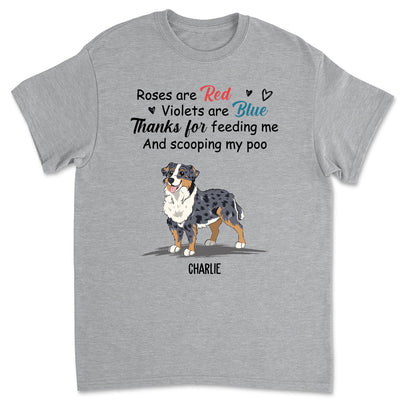 Thanks For Feeding Me - Personalized Custom Unisex T-shirt