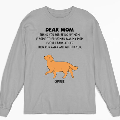 Dogs Run Away - Personalized Custom Long Sleeve T-shirt