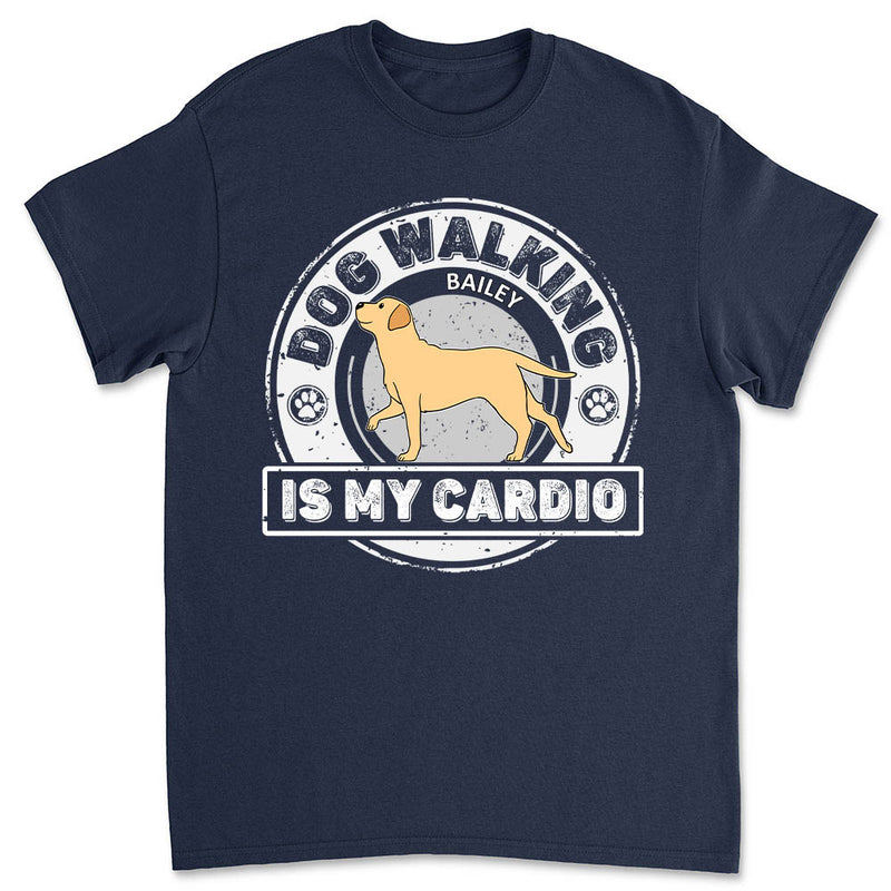 Cardio With Dog - Personalized Custom Unisex T-shirt