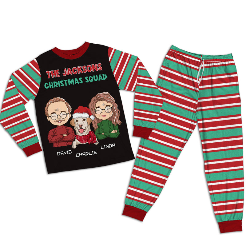 Christmas Squad - Personalized Custom Matching Pajama Set