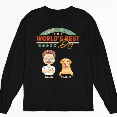 World’s Best Dog - Personalized Custom Long Sleeve T-shirt