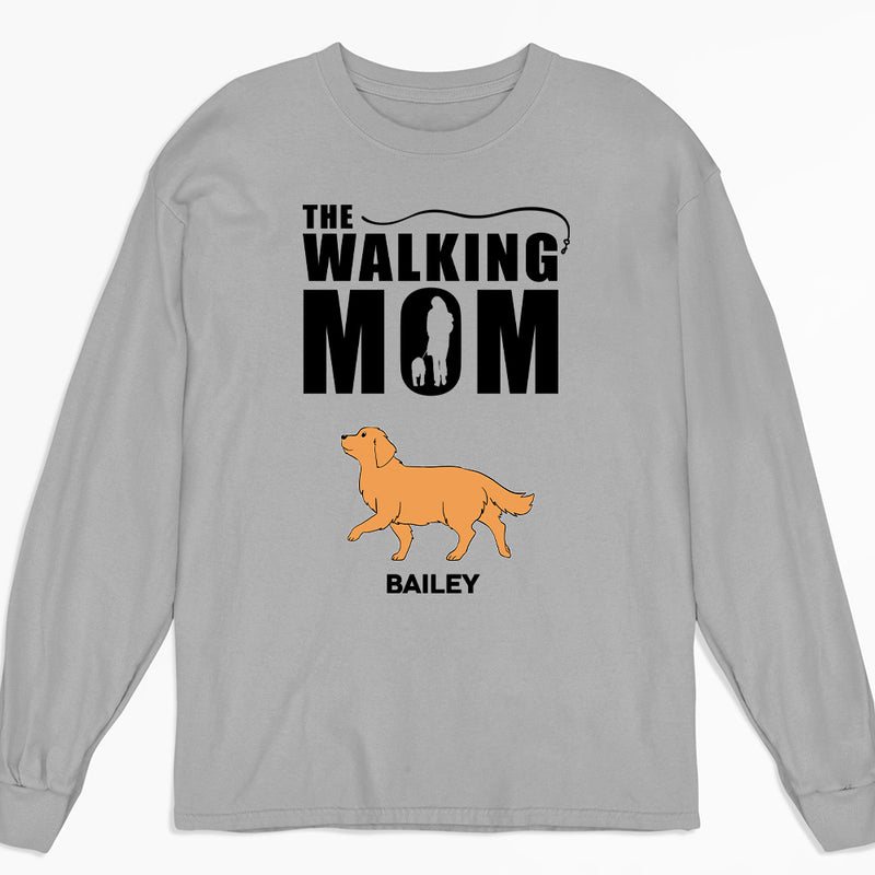 The Walking Dad 2 - Personalized Custom Long Sleeve T-shirt