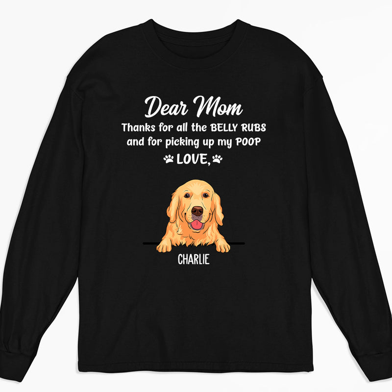 Belly Rubs - Personalized Custom Long Sleeve T-shirt