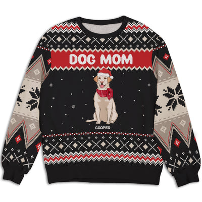 Snowy Dog - Personalized Custom All-Over-Print Sweatshirt