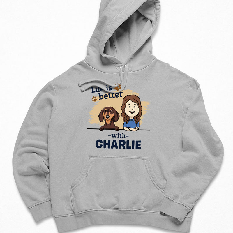 With Dog – Personalized Custom Hoodie