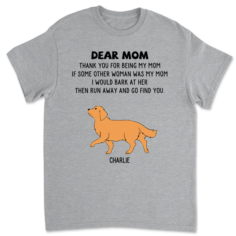 Dogs Run Away - Personalized Custom Unisex T-shirt