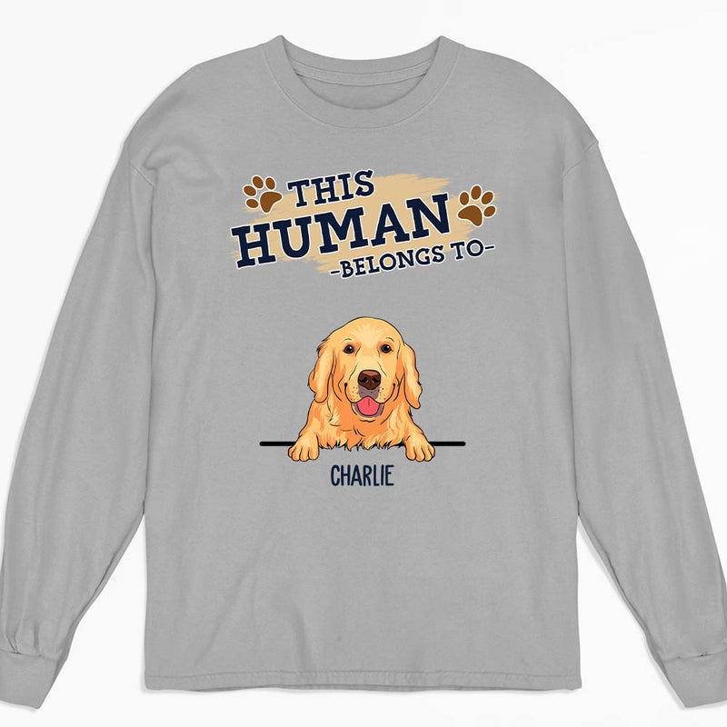 The Human - Personalized Custom Long Sleeve T-shirt