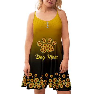 Paw Sunflower - Strap Dress