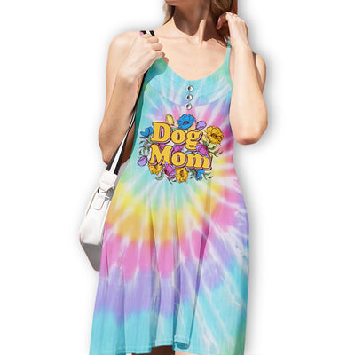 Dog Mom Rainbow - Strap Dress