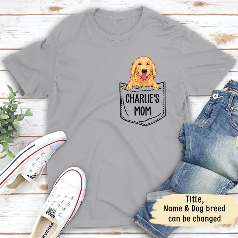 Pocket Dog Mom/ Dad - Personalized Custom Unisex T-shirt