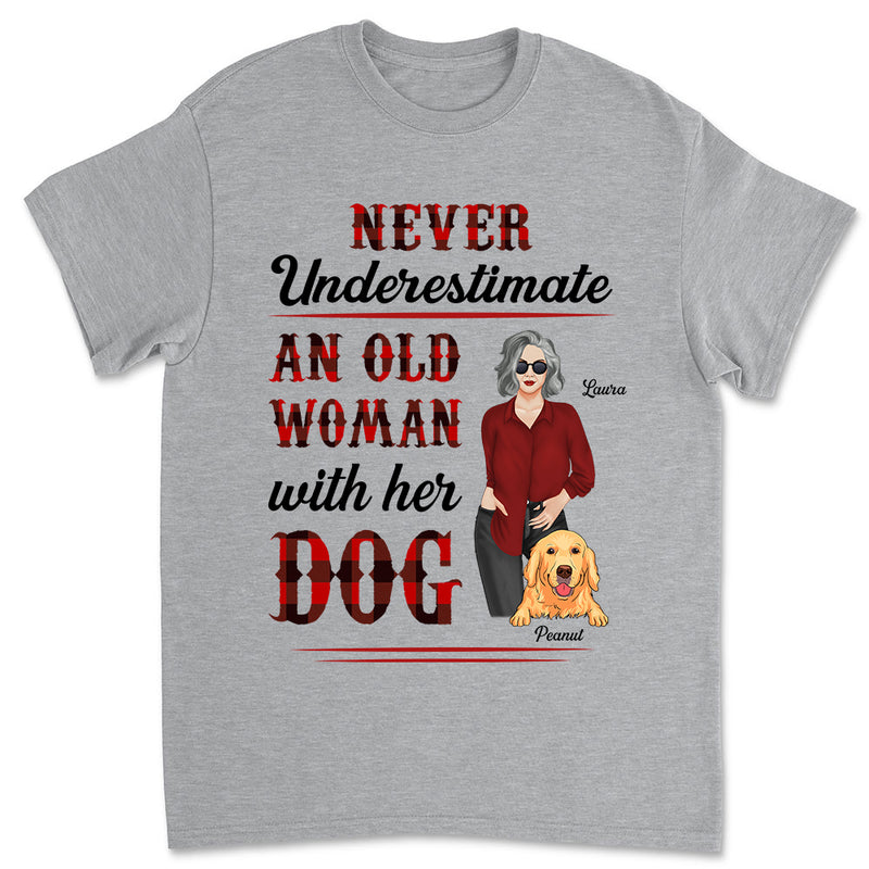 An Old Woman - Personalized Custom Unisex T-shirt