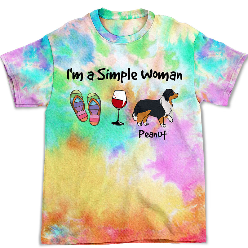 Simple Woman - Personalized Custom All-over-print T-shirt