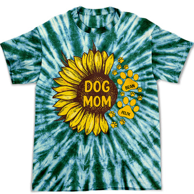 Dog Mom Sunflower - Personalized Custom All-over-print T-shirt