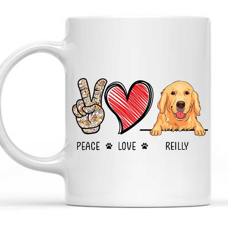 Mug - Peace Love Dog