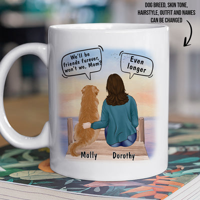 Friend Forever - Personalized Custom Coffee Mug