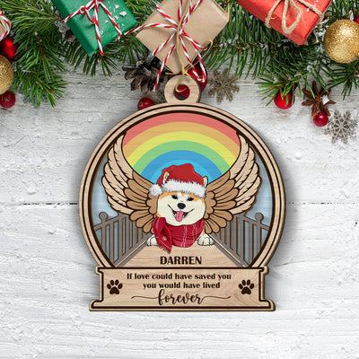 If Love Could Have Saved You - Personalized Custom 2-layered Wood Ornament