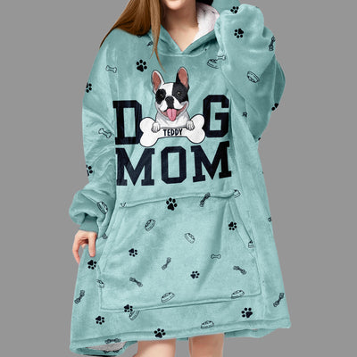 Dog Paw - Personalized Custom Blanket Hoodie