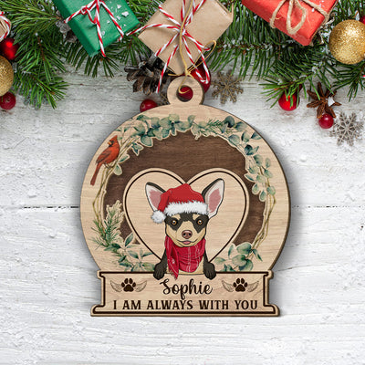I Am Always With You Cardinal - Personalized Custom 2-layered Wood Ornament