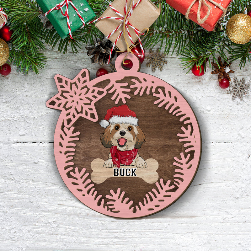Snow - Personalized Custom 2-layered Wood Ornament