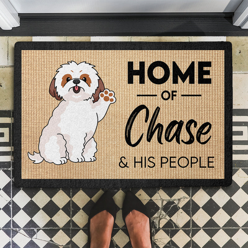 Home Of Dog - Personalized Custom Doormat
