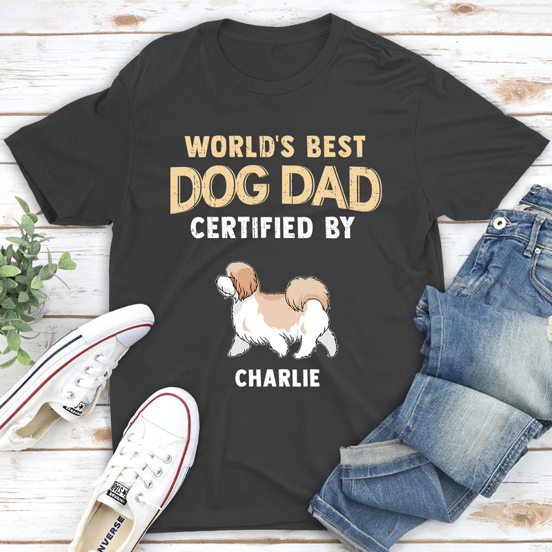 Certified Dog Parent - Personalized Custom Unisex T-shirt