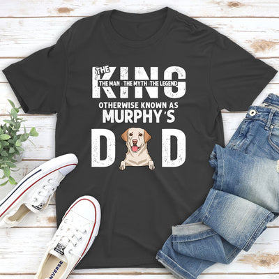 The King Dad - Personalized Custom Unisex T-shirt