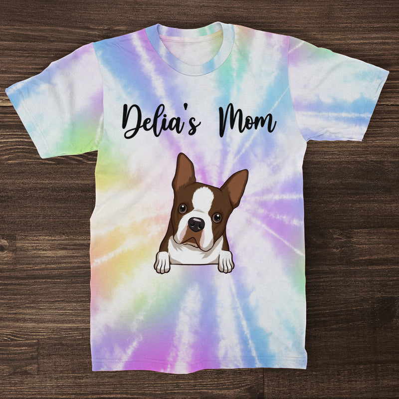 Dog Mom Love - Personalized Custom All-over-print T-shirt