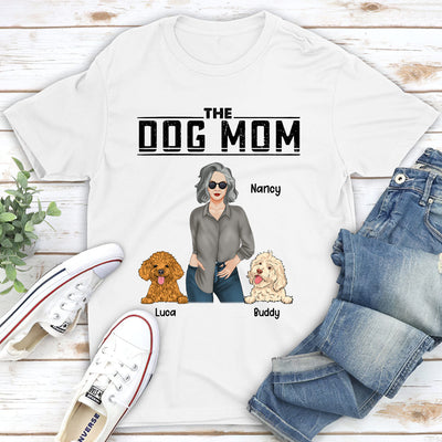 The Dog Mom - Personalized Custom Unisex T-shirt