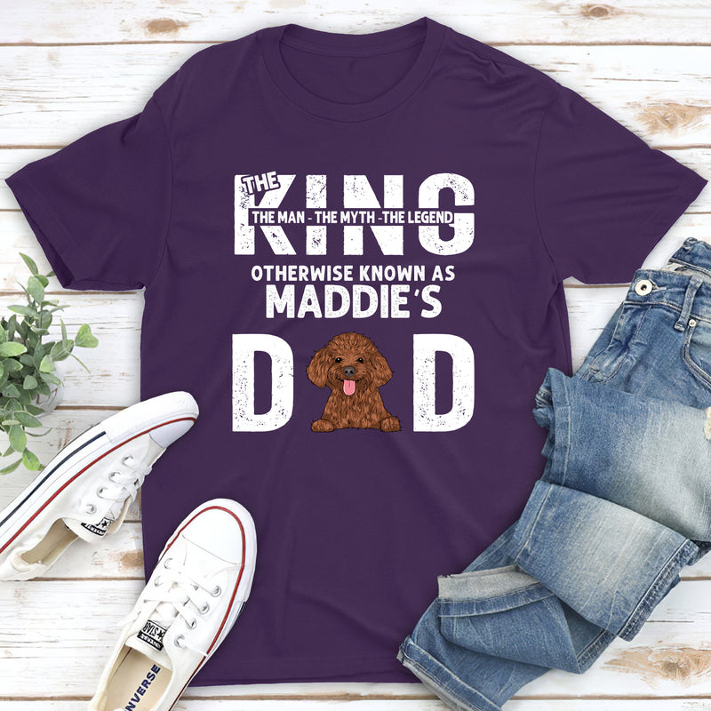 The King Dad - Personalized Custom Unisex T-shirt